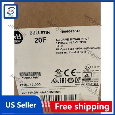 Allen Bradley20F11ND014AA0NNNNN 14A 460V 10HP PowerFlex 753 Expedited Shipping