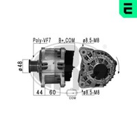 ERA Lichtmaschine Generator 120A 14V FüR Dacia Lodgy 1.2 Tce 1.9 Dci