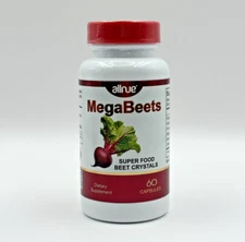 Mega Beets Superfood Caps Energy Beetroot Bones Antioxidant Dietary Supplements