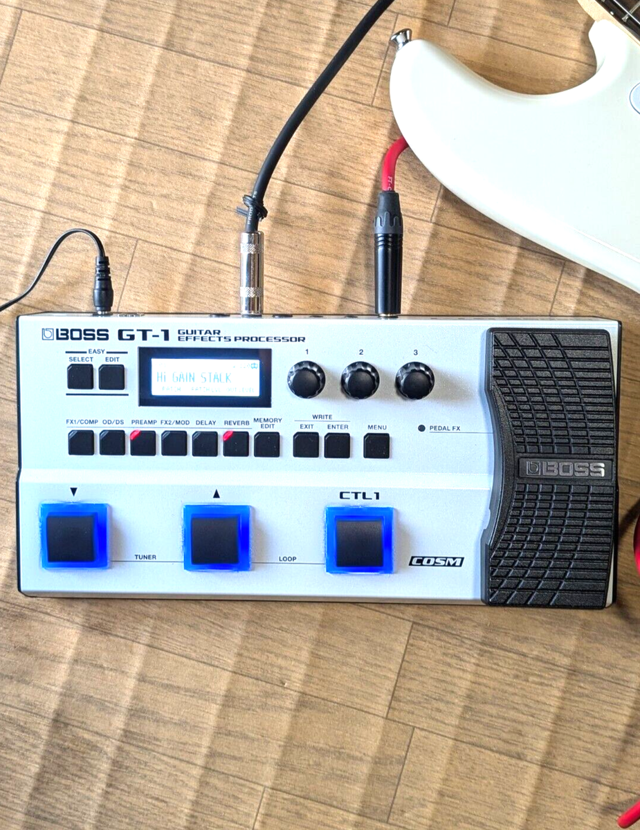 【BOSS GT-1 White ver】 BOSS GT-1 WH Guitar Multi-Effects Processor Limited Edition