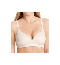 Warner's Cloud 9 Super Soft Wireless Bra Sand Shell Everyday Comfort 34B