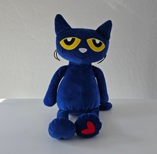 Pete the Cat Plush Toy 14" Blue Kohl's Cares Hearts - Missing Tag