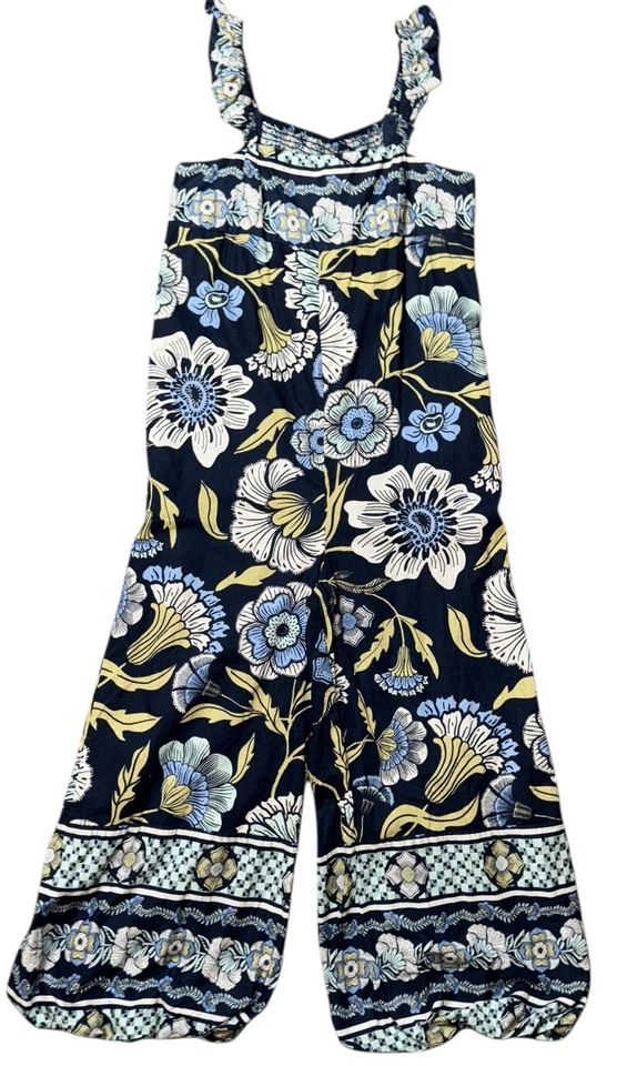 Mono Free People Bali Albright Floral Azul Talla Mediana India Foto 3 de 4