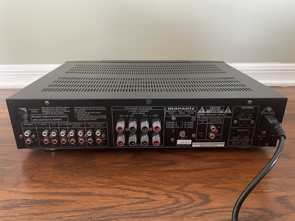 Marantz PM5004 Stereo Integrated Amplifier With Phono | eBay