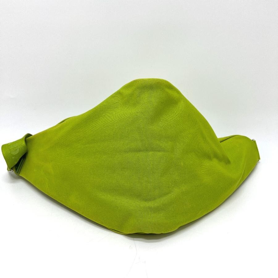 Prada 2VY007 Embossed Triangle Logo Green Shoulder Crossbody Bag thumbnail 6