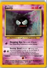 Vintage Pokemon Card - Gastly - Base Set Unlimited - 50/102 - Common - HP