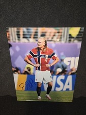 Erling Haaland Norway Manchester Autographed 8x10 Photo With COA