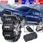 6x Wheel Tire Snow Chains Heavy Duty Car Truck SUV Anti-skid Steel Universal ATV