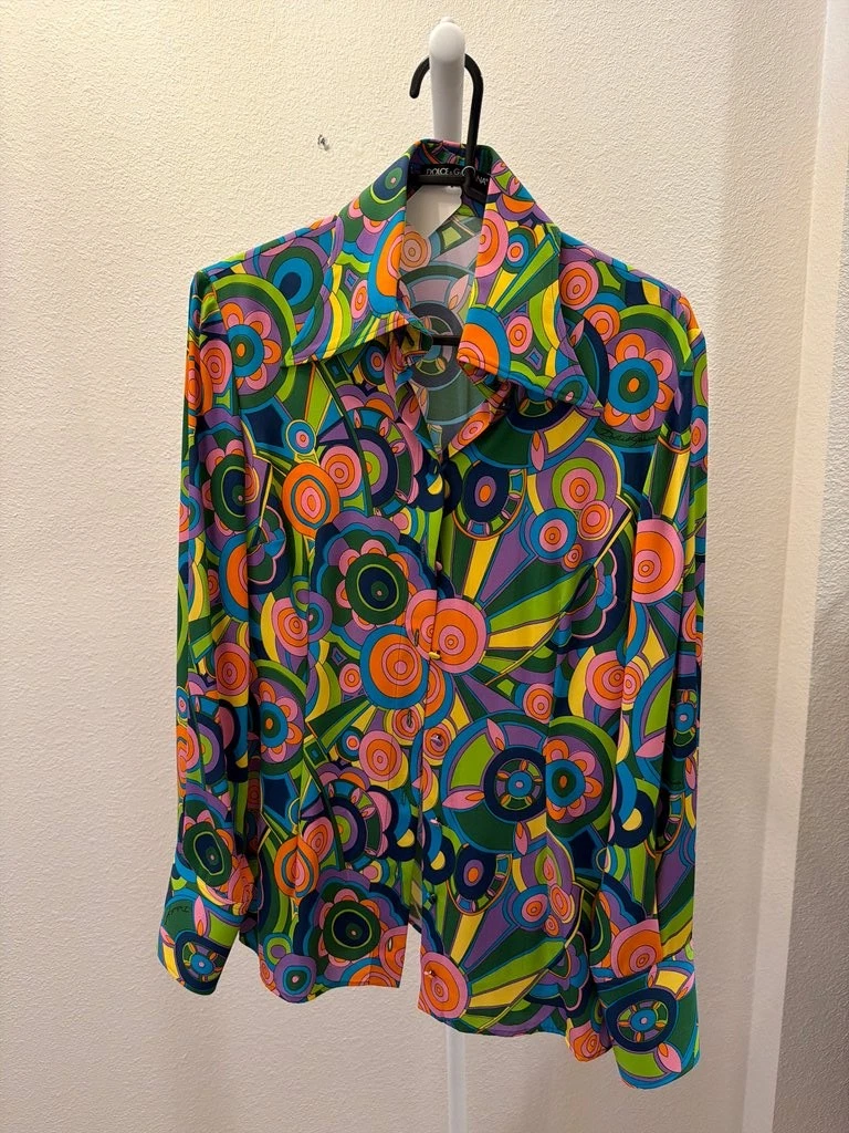 Dolce&Gabbana Silk Multicolor Tops for Women for sale | eBay