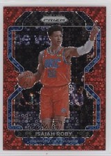 2021-22 Panini Prizm Fast Break Red Prizm 44/100 Isaiah Roby #133 12tf
