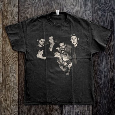 One Direction Rock Band Shirt, Direction Album Unisex Black Cotton T-shirt S-5XL