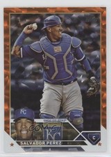 2023 Topps Series 1 Orange Foil 209/299 Salvador Perez #102 0xl5