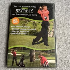 Roger Fredricks Reveals Secrets To a Fundamental Golf Swing DVD , NEW, Sealed