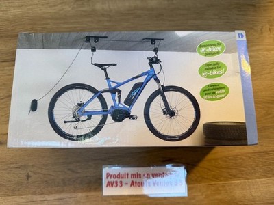 Fahrradträger Decke Riemenscheiben 30kg Höhe 4m platzsparend Garage