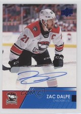 2021-22 Upper Deck AHL Auto Zac Dalpe #48 Auto af9