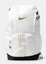 NK Hoops Varsity Elite WHITE GOLD 32L Basketball Backpack HM9965 Bag student