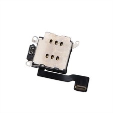 Dual SIM Card Slot SIM Card Tray with Reader Flex Cable For iPhone 13 Repair
