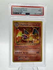 🔥 Carta Pokémon Charizard 2016 11/108 XY Evoluzioni Holo PSA 9 come nuova classificata