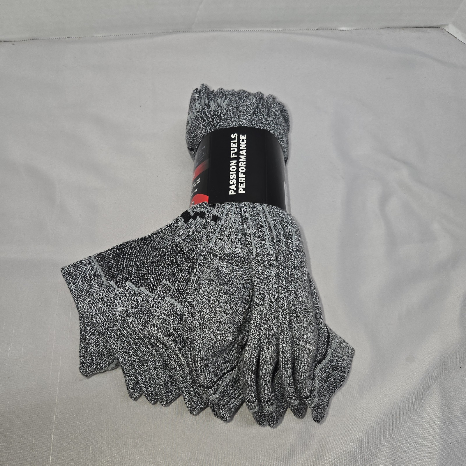 Saucony Performance No Show Socks 6 Pack Sz L Fits 8-12 Mens Nwot thumbnail 3