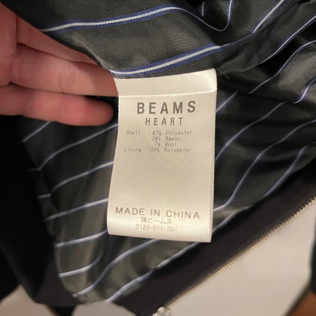 BEAMS black blouson - image 5