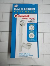 Danco Trip Lever Tub Drain Kit Chrome 13"H x 6.25"W x 3.13"D 51932 New Open Box