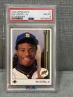 1989 Upper Deck - Star Rookie Ken Griffey Jr #1 PSA 8