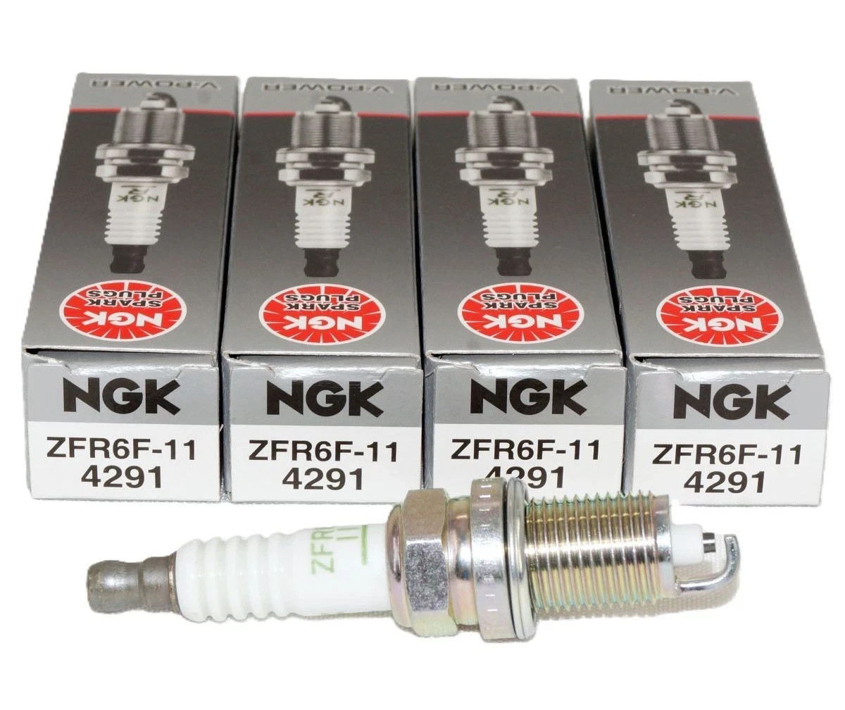 4 Pack Genuine NGK 4291 V-Power Spark Plugs ZFR6F-11