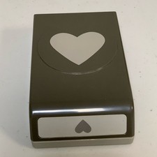 Stampin Up Heart Punch Valentine Love Craft Note Card Cutter Scrapbook Art Deco