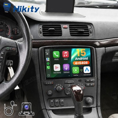 Für Volvo S80 1998-2006 4+64GB Android 15 Carplay Autoradio GPS Navi WiFi Kamera
