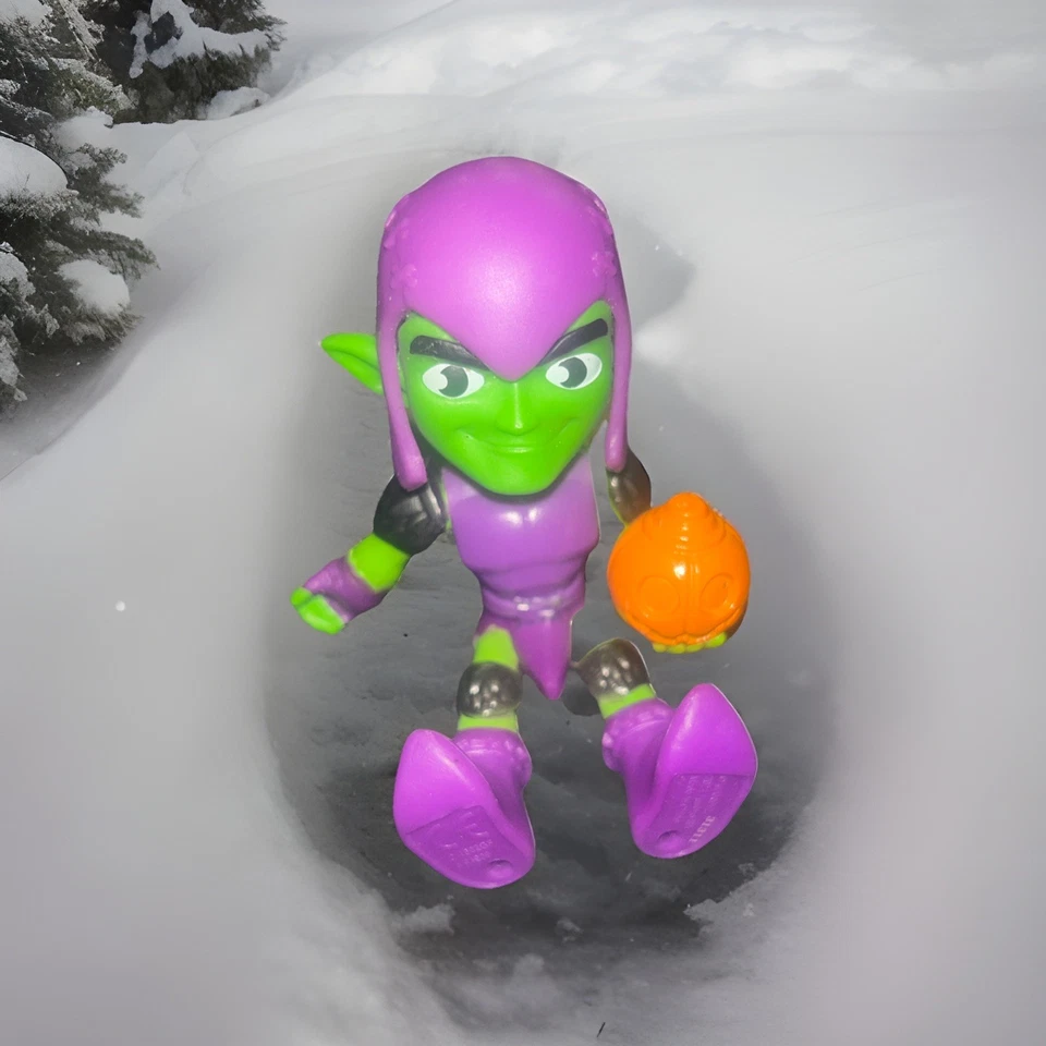 Figura suelta Hasbro Marvel Spidey and His Amazing Friends Duende Verde 4"" 2021 Foto 4 de 4