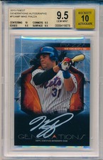 MIKE PIAZZA 2015 Topps FINEST Generations AUTOGRAPHS /25 BGS 9.5 AUTO 10