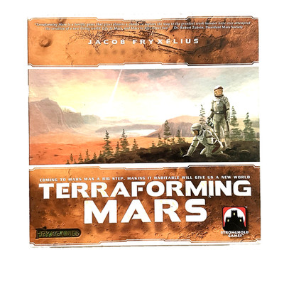 Terraforming Mars Board Game Open Box
