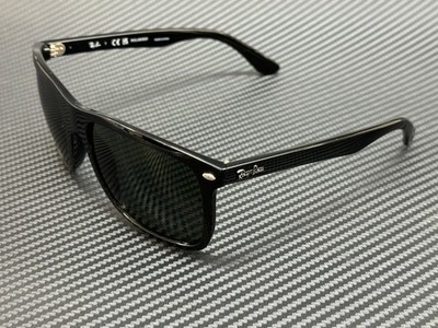 RAY BAN RB4547 601 58 Black Green Polarized Unisex 60 mm Sunglasses