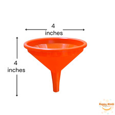 Orange Funnels for Sensory Play  Montessori Play Tools  Fine Motor Activity