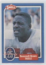 1988 Swell Football Greats Hall of Fame Rosey Brown Roosevelt Brown #20 HOF 09o4