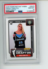 2025 Panini Instant WNBA Hailey Van Lith #DN-10 Rookie Draft Night PSA 10 (556)