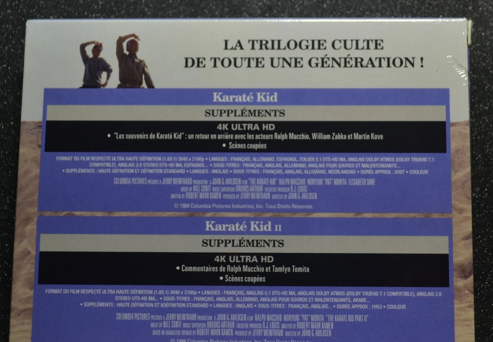 New & Sealed EU Edition 4K The Karate Kid Trilogy 4K Boxset - Image 4 of 4