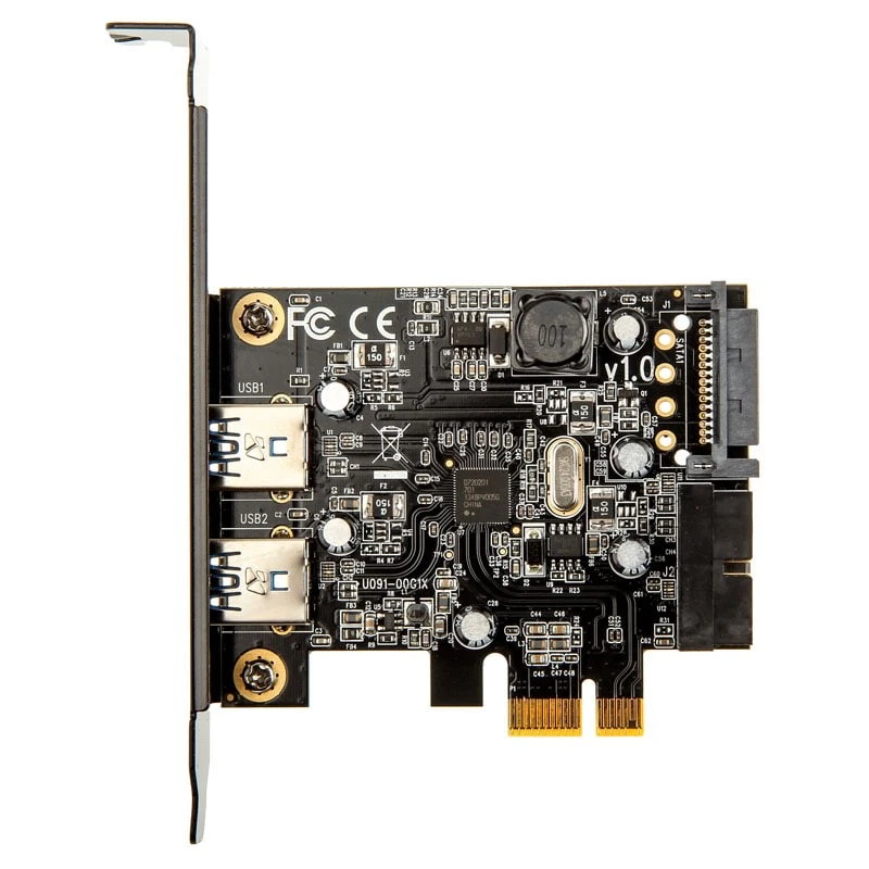 SilverStone EC04-E PCIe USB 3.2 Gen 1 (3.1 Gen 1) Nero 5 G560EC04E000020 - Immagine 2 di 4