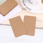  100 Pcs Kraft Paper Study Cards DIY Bookmark Memo Note Writing Greeting Index