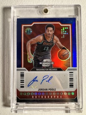 2023 Panini Contenders Optic Punched Ticket /75 Jordan Poole Auto