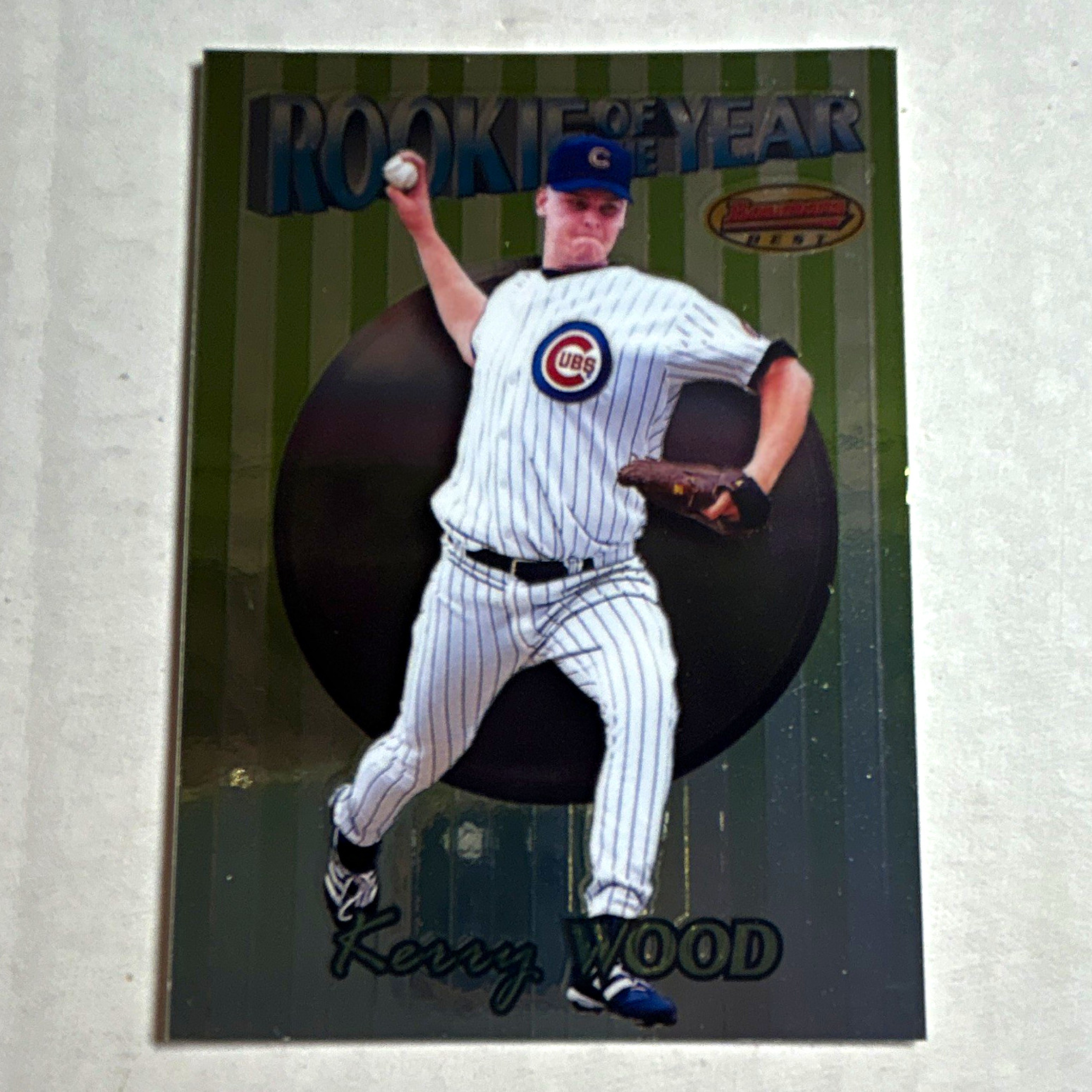 1999 Topps Bowman's Best Rookie of the Year #ROY2 Kerry Wood Chicago Cubs