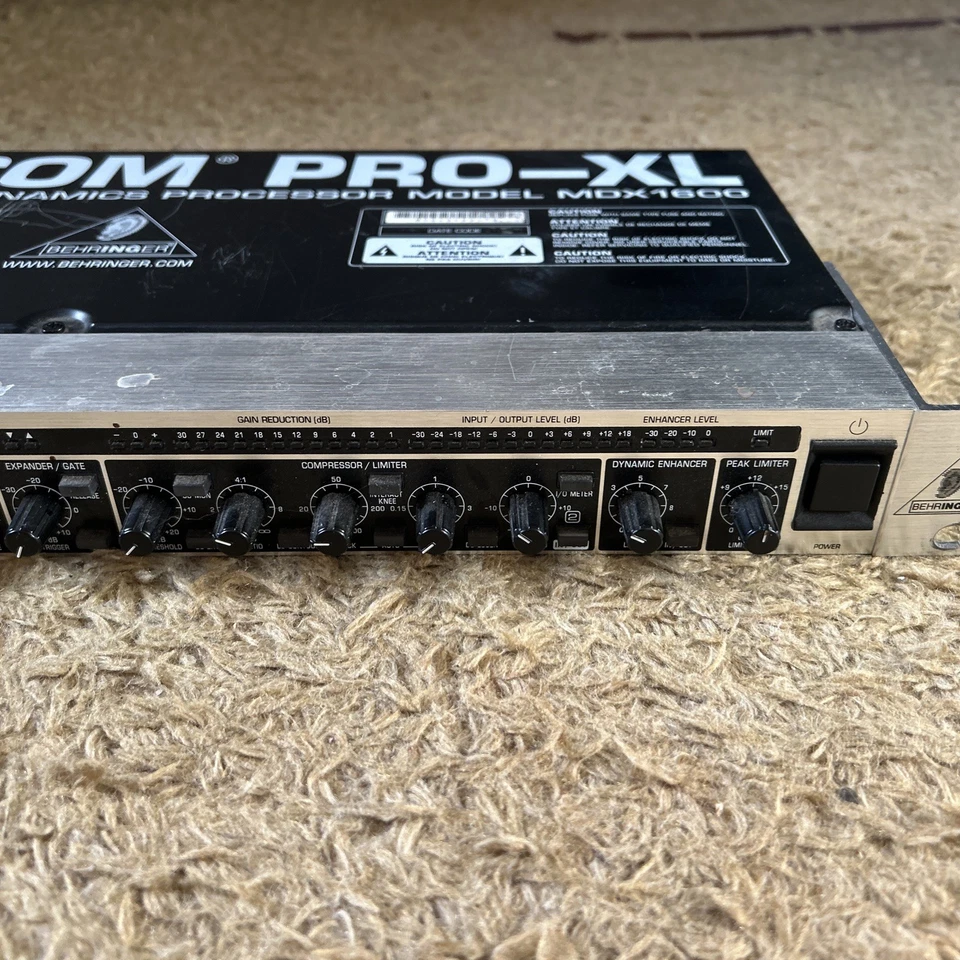 Behringer Autocom Pro-XL MDX1600, Dual Channel Dynamics Processor. - Image 4 of 4