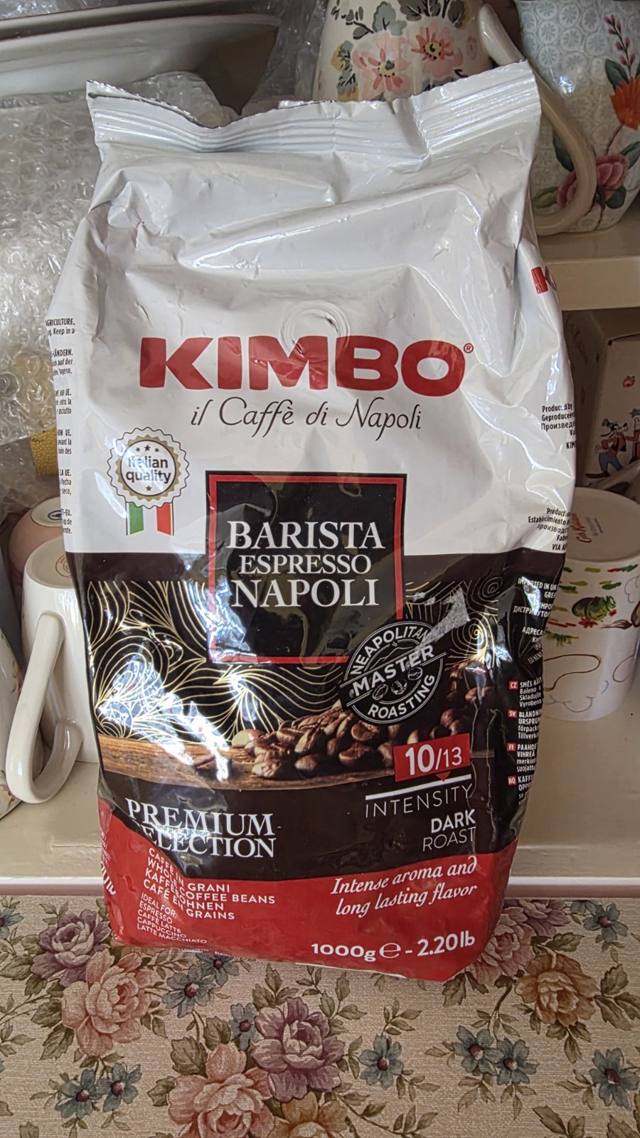 Kimbo Barista Espresso Napoli Whole Coffee Beans 1 KG.  ****Free P&P ****