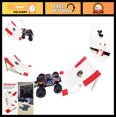 Durable RC Car Ramp - Jumping Stunt Ramp for 1/16 1/18 1/24 Scale Cars, Indoor &