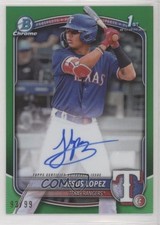 2025 Bowman Chrome Prospect Green Refractor 93/99 Jesus Lopez #CPA-JLO Auto 1hc0