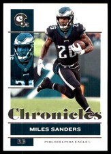Miles Sanders 2021 Panini Chronicles #73 Eagles NFL READ FREE SHIP AutographDen