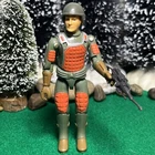 1982 G.I. Joe Flash V1 Straight Arms Action Figure Missing Mask & Broken Gun