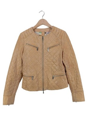 ARMA Lederjacke Damen Jacke Gr. DE 40 wollweiß extravaganter Stil
