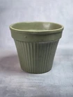 Vintage MCCOY FLORALINE #501 Olive Planter / Bulb Starter 5"x 5.5"  Fluted