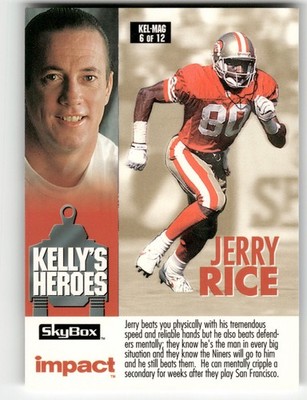 1993 SkyBox Impact Kelly Magic Jerry Rice / Sterling Sharpe #KEL-MAG6